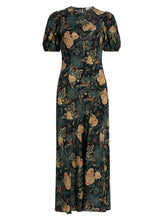 Load image into Gallery viewer, Ines Puff Sleeve Midi Dress