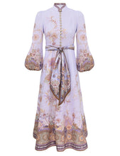 Load image into Gallery viewer, Luna Button Midi Dress