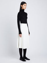 Load image into Gallery viewer, Daphne Pleated Faux Leather Skirt
