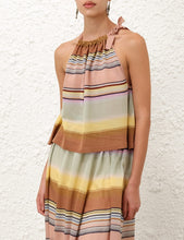 Load image into Gallery viewer, Coco Stripe Halter Top