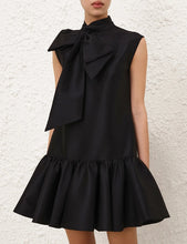 Load image into Gallery viewer, Hypnotic Bow Mini Dress