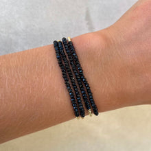 Load image into Gallery viewer, 2mm Signature Bracelet with Black Spinel