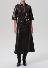 Load image into Gallery viewer, Cassia Leather Skirt