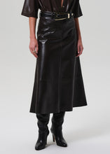 Load image into Gallery viewer, Cassia Leather Skirt
