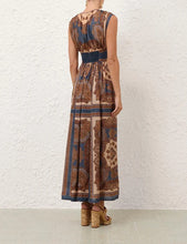 Load image into Gallery viewer, Mahon Waisted Maxi Dress