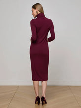 Load image into Gallery viewer, Voletta Turtleneck Midi Dress