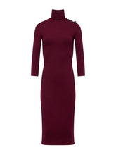 Load image into Gallery viewer, Voletta Turtleneck Midi Dress