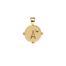 Load image into Gallery viewer, JW Letter Coin Necklace