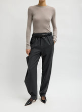 Cozy Flannel Side Drape Pant