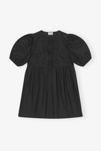 Load image into Gallery viewer, Cotton Poplin Tie String Mini Dress