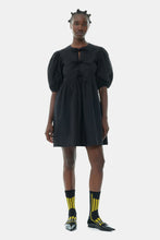 Load image into Gallery viewer, Cotton Poplin Tie String Mini Dress