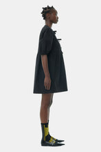 Load image into Gallery viewer, Cotton Poplin Tie String Mini Dress