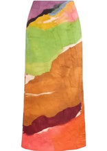 Load image into Gallery viewer, Inez Satin Pencil Skirt