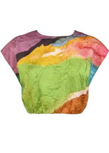 Load image into Gallery viewer, Gisella Satin Crop Top