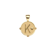 Load image into Gallery viewer, JW Letter Coin Necklace