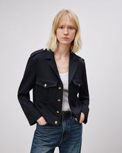 Load image into Gallery viewer, Lourdes Cropped Military Blazer
