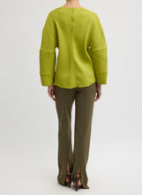 Load image into Gallery viewer, Viscose Plisse Hinged Long Sleeve Top