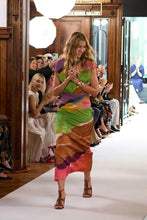 Load image into Gallery viewer, Inez Satin Pencil Skirt