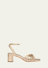 Load image into Gallery viewer, Olivia Knot Mid Heel Sandal
