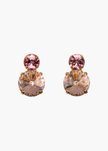 Load image into Gallery viewer, Myrla Earrings - Rose Quartz