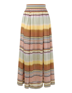 Coco Stripe Circle Skirt