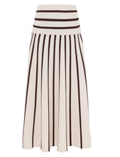 Load image into Gallery viewer, Illuminate Stripe Midi Skirt
