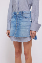 Load image into Gallery viewer, Eastyn Denim Combo Mini Dress
