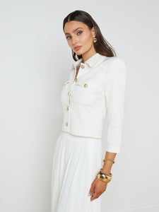 Kumi Cropped Fitted Jacket