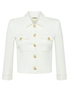 Kumi Cropped Fitted Jacket