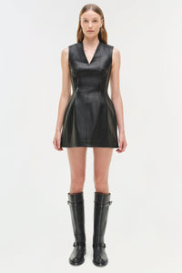 Juliette Leather Mini Dress