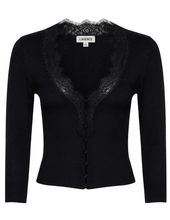 Eluna Lace Detail Cardigan Top