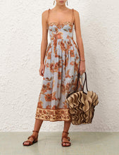 Load image into Gallery viewer, Aster Corset Midi Dress
