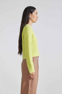 Liisa Textured Crop Sweater