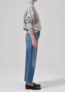 Ayla Raw Hem Crop Jean