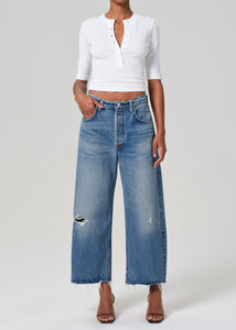 Ayla Raw Hem Crop