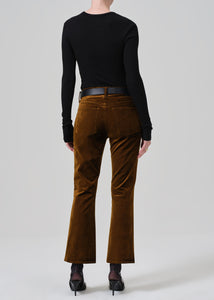 Isola Cropped Trouser Velvet Pant