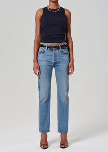 Blaine High Rise Straight Leg Jean