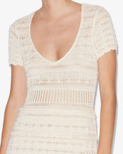 Load image into Gallery viewer, Aurore Long Openwork Knit Dress
