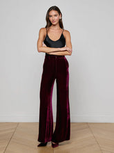 Load image into Gallery viewer, Pilar Velvet Wide-Leg Pant
