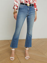 Load image into Gallery viewer, Tati Cropped Micro Boot Jean
