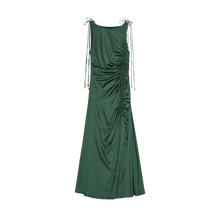 Load image into Gallery viewer, Satin Gathered Maxi Dress
