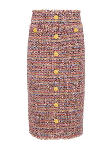 Tai Tweed Midi Skirt