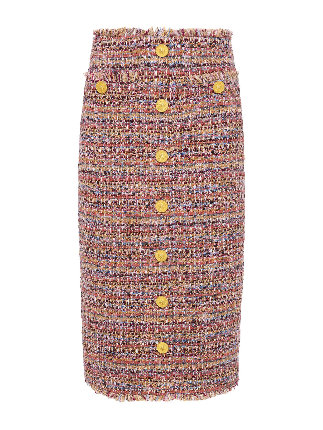 Tai Tweed Midi Skirt