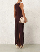 Load image into Gallery viewer, Luna Fringe Midi Dress
