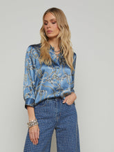 Load image into Gallery viewer, Dani 3/4 Sleeve Printed Blouse
