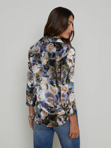 Dani 3/4 Sleeve Floral Blouse