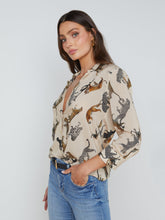 Load image into Gallery viewer, Camille 3/4 Sleeve Blouse
