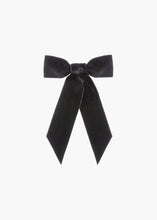 Load image into Gallery viewer, Wide Velvet Bow Barrette
