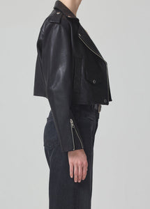 Aria Leather Biker Jacket