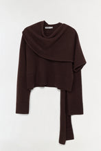 Load image into Gallery viewer, Elson Wool Cashmere Scarf Sweater
